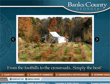 Tablet Screenshot of co.banks.ga.us