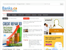 Tablet Screenshot of banks.ca